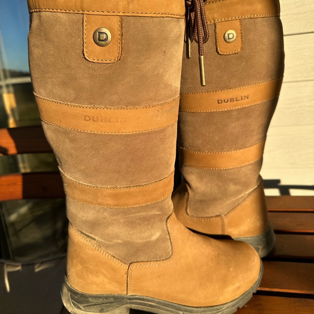 Dublin Women's Brown and Tan Winter Boots